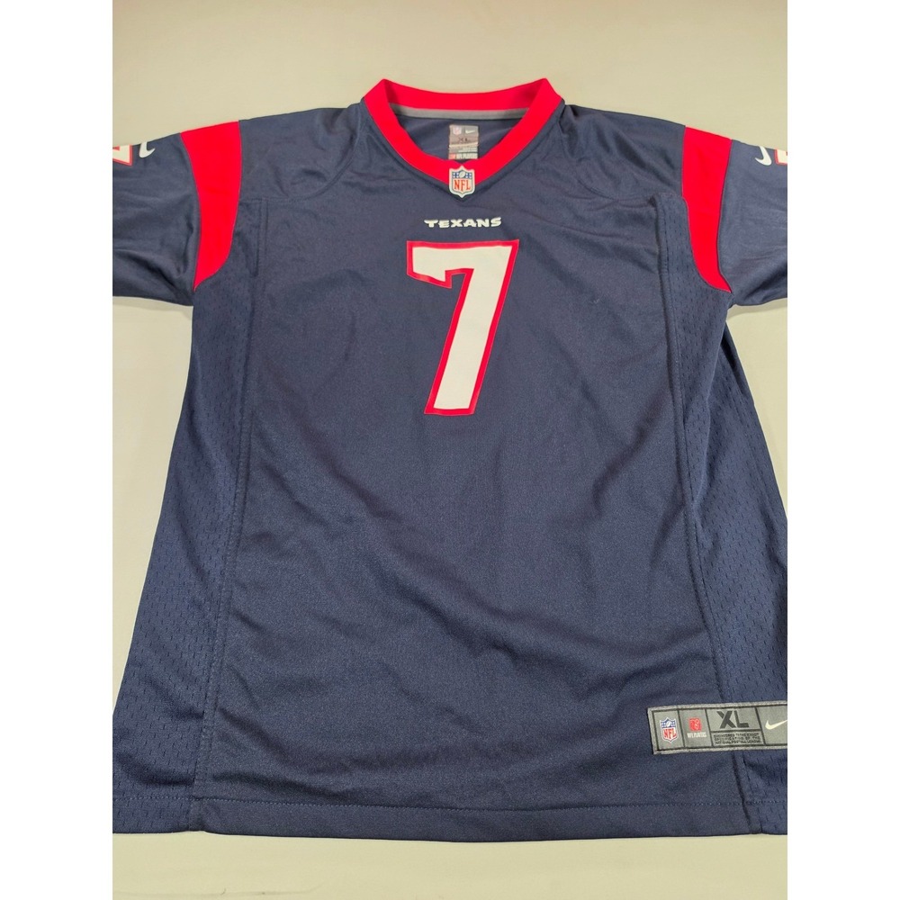 Nike Kids Houston Texans CJ Stroud 7 NFL Jersey Navy Blue XL 18-20